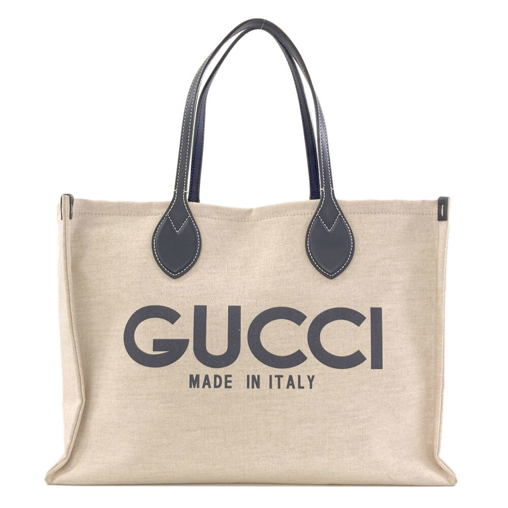 Gucci 772176 Logo Tote Bag Canvas Women's GUCCI